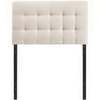 Tête de lit double en tissu Ivory Lily