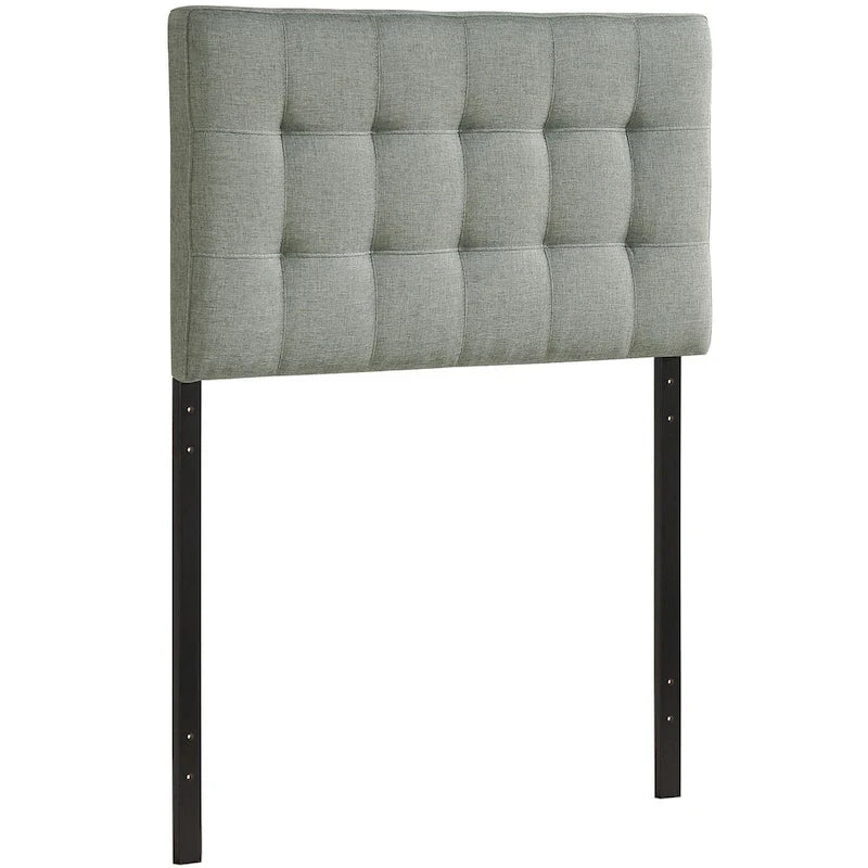 Tête de lit double en tissu Ivory Lily