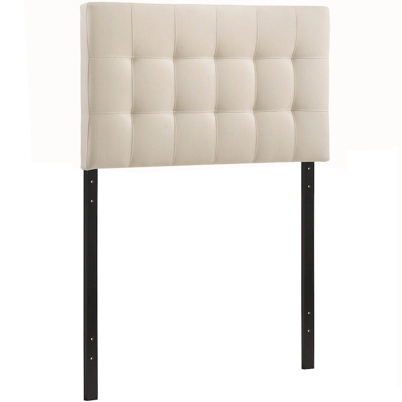 Tête de lit double en tissu Ivory Lily