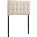Tête de lit double en tissu Ivory Lily