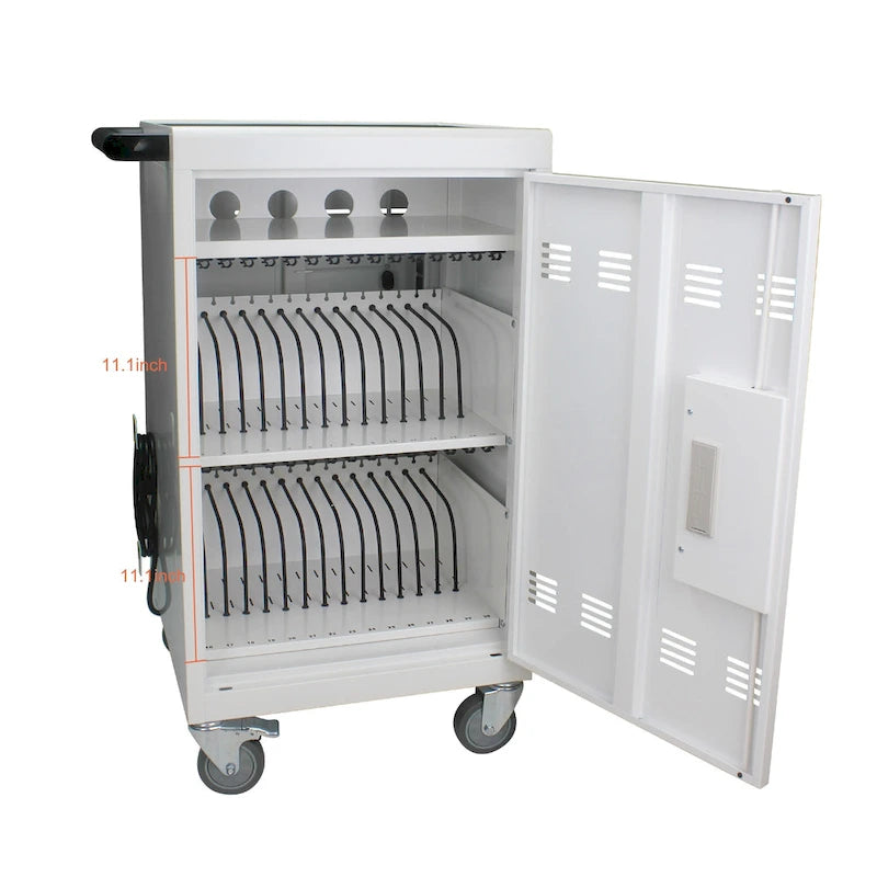 Chariot et armoire de recharge mobile