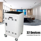 Chariot et armoire de recharge mobile