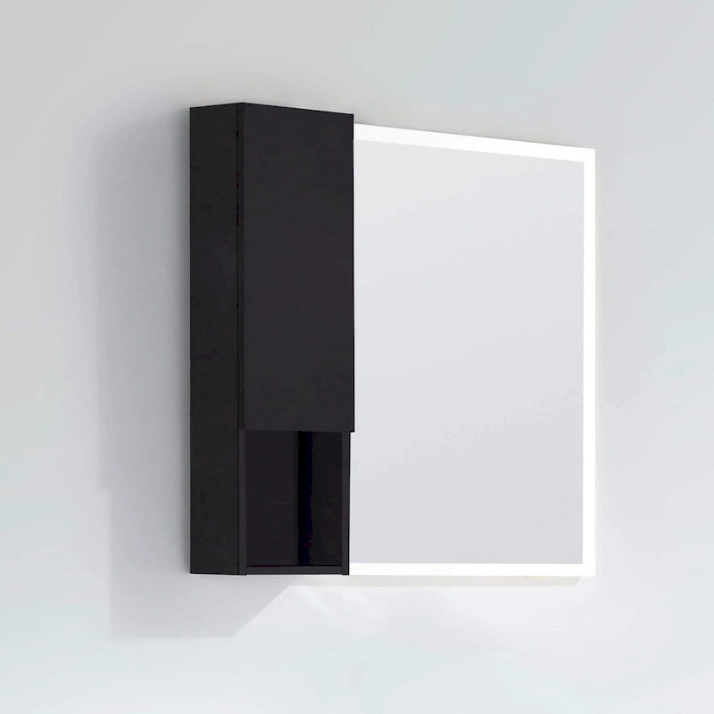Meuble Colonne Étroit de Salle de Bain avec 9 Compartiments, Unité de Rangement Fine sur Pied