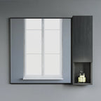 Meuble Colonne Étroit de Salle de Bain avec 9 Compartiments, Unité de Rangement Fine sur Pied