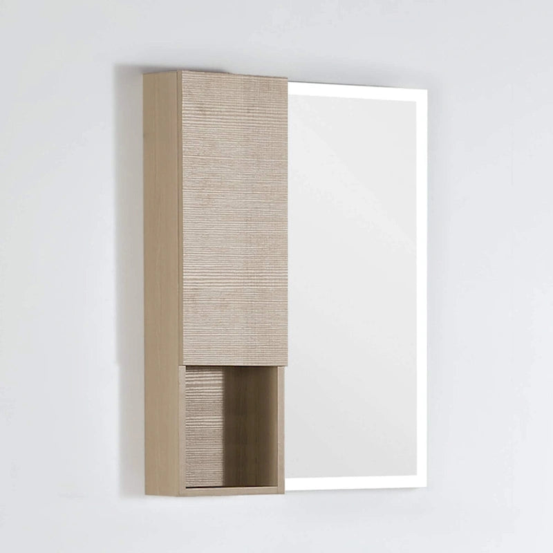 Meuble Colonne Étroit de Salle de Bain avec 9 Compartiments, Unité de Rangement Fine sur Pied