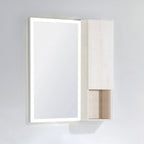 Meuble Colonne Étroit de Salle de Bain avec 9 Compartiments, Unité de Rangement Fine sur Pied