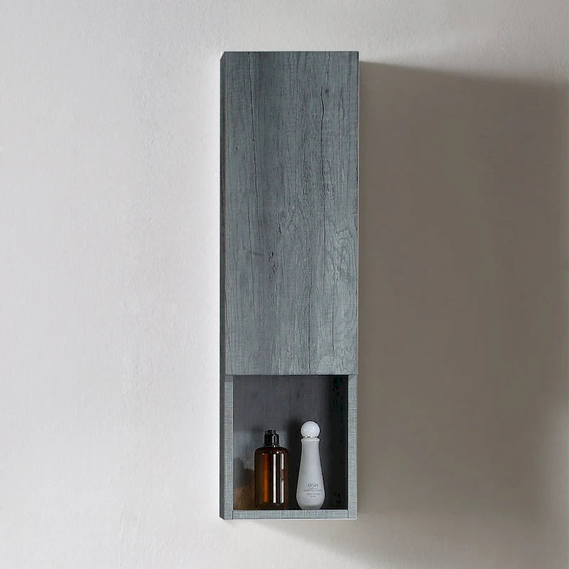 Meuble Colonne Étroit de Salle de Bain avec 9 Compartiments, Unité de Rangement Fine sur Pied