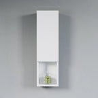 Meuble Colonne Étroit de Salle de Bain avec 9 Compartiments, Unité de Rangement Fine sur Pied