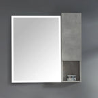 Meuble Colonne Étroit de Salle de Bain avec 9 Compartiments, Unité de Rangement Fine sur Pied