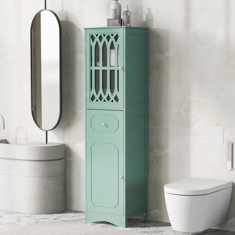 Meuble de salle de bain avec tiroir et portes