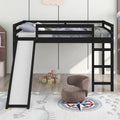 Lit mezzanine Merax avec toboggan