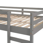 Lit mezzanine Merax avec toboggan