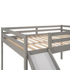 Lit mezzanine Merax avec toboggan