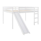 Lit mezzanine Merax avec toboggan