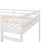 Lit mezzanine Merax avec toboggan