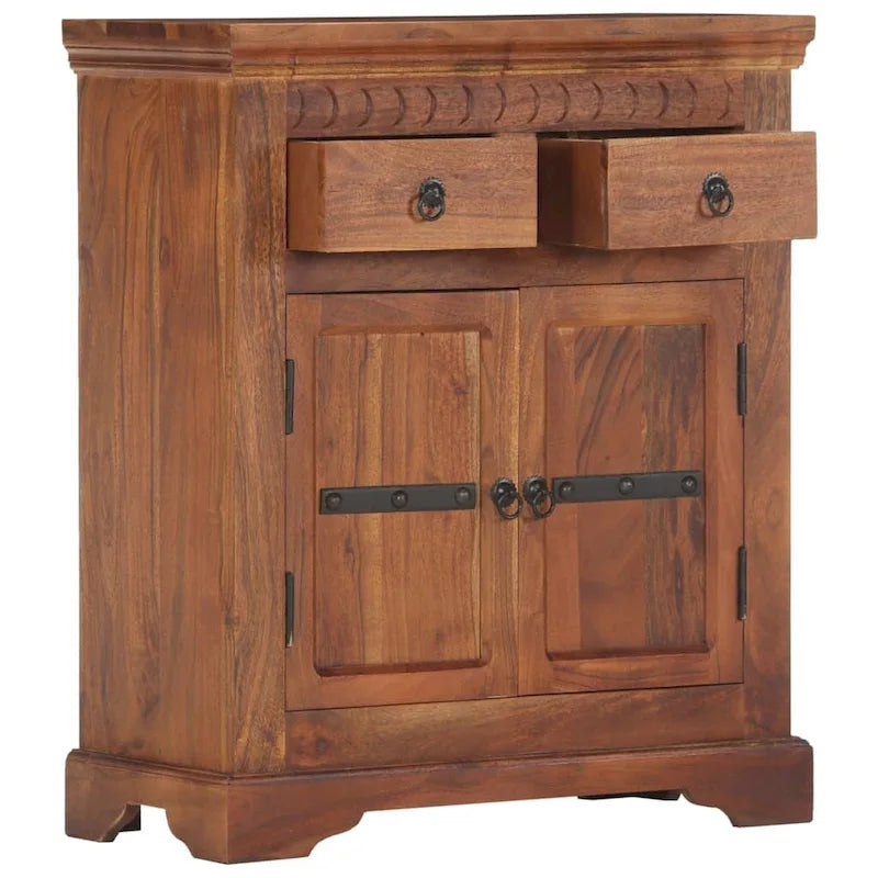 vidaXL Buffet 63x30x75 cm Bois d'Acacia Massif