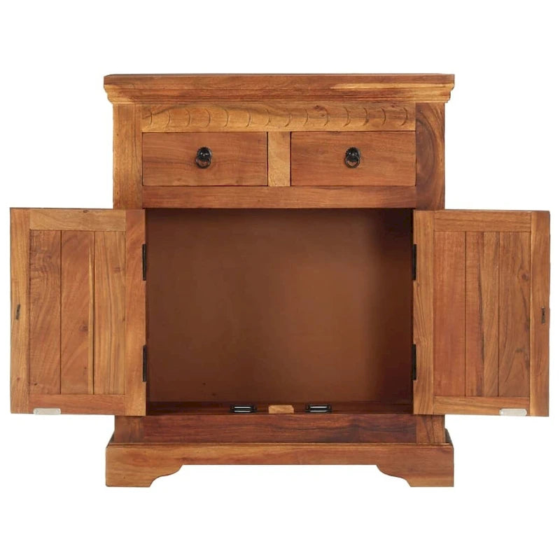 vidaXL Buffet 63x30x75 cm Bois d'Acacia Massif