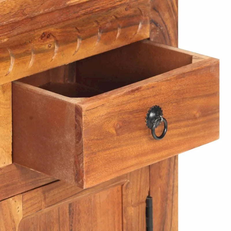 vidaXL Buffet 63x30x75 cm Bois d'Acacia Massif