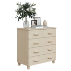 Meuble d'appoint/buffet/console en pin massif avec tiroirs, 79x40x80 cm