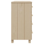 Meuble d'appoint/buffet/console en pin massif avec tiroirs, 79x40x80 cm