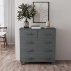 Meuble d'appoint/buffet/console en pin massif avec tiroirs, 79x40x80 cm