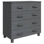 Meuble d'appoint/buffet/console en pin massif avec tiroirs, 79x40x80 cm