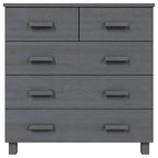 Meuble d'appoint/buffet/console en pin massif avec tiroirs, 79x40x80 cm