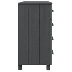 Meuble d'appoint/buffet/console en pin massif avec tiroirs, 79x40x80 cm