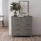 Meuble d'appoint/buffet/console en pin massif avec tiroirs, 79x40x80 cm