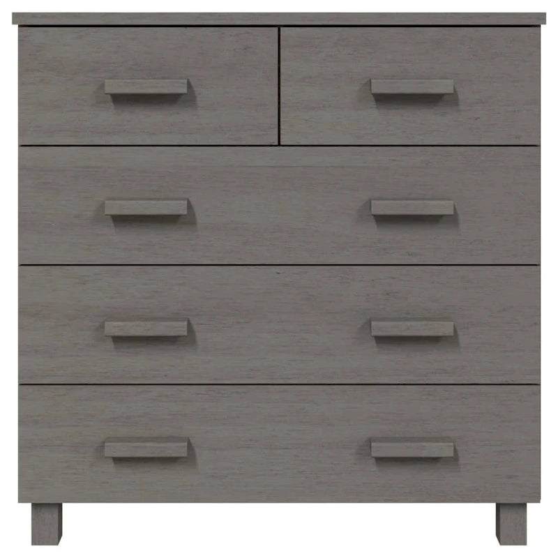 Meuble d'appoint/buffet/console en pin massif avec tiroirs, 79x40x80 cm