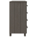 Meuble d'appoint/buffet/console en pin massif avec tiroirs, 79x40x80 cm