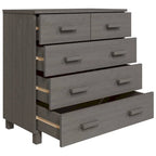 Meuble d'appoint/buffet/console en pin massif avec tiroirs, 79x40x80 cm