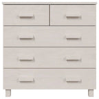 Meuble d'appoint/buffet/console en pin massif avec tiroirs, 79x40x80 cm