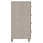 Meuble d'appoint/buffet/console en pin massif avec tiroirs, 79x40x80 cm