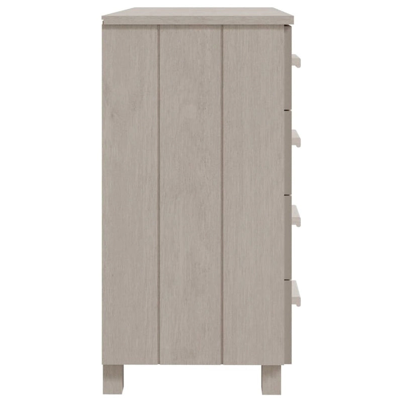 Meuble d'appoint/buffet/console en pin massif avec tiroirs, 79x40x80 cm