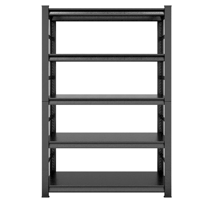 Étagères de rangement à 5 niveaux, étagère métallique robuste, unités de rangement et étagères réglables, étagère de garage de cuisine