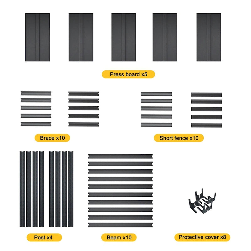 Étagères de rangement à 5 niveaux, étagère métallique robuste, unités de rangement et étagères réglables, étagère de garage de cuisine