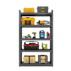 Étagères de rangement à 5 niveaux, étagère métallique robuste, unités de rangement et étagères réglables, étagère de garage de cuisine