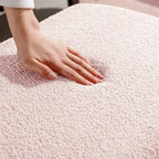 Banc ottoman de rangement avec pieds dorés pour bout de lit, banc d'entrée en fausse fourrure rembourré avec rangement pour salon et chambre à coucher