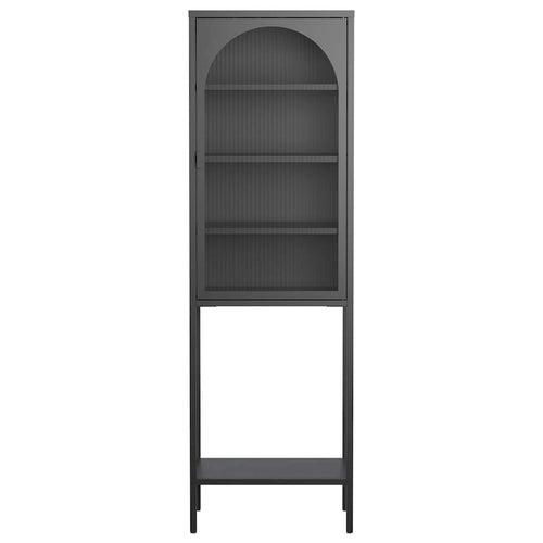 5-Tier Cube Bookshelf Storage Cabinet with 3 Adjustable Shelves
