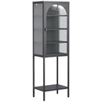 Étagère de rangement à 5 niveaux avec 3 tablettes réglables
