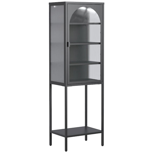 Étagère de rangement à 5 niveaux avec 3 tablettes réglables
