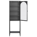 Étagère de rangement à 5 niveaux avec 3 tablettes réglables