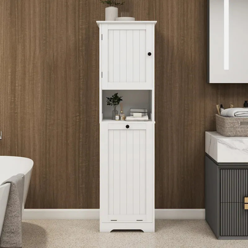Meuble de tri de linge basculant