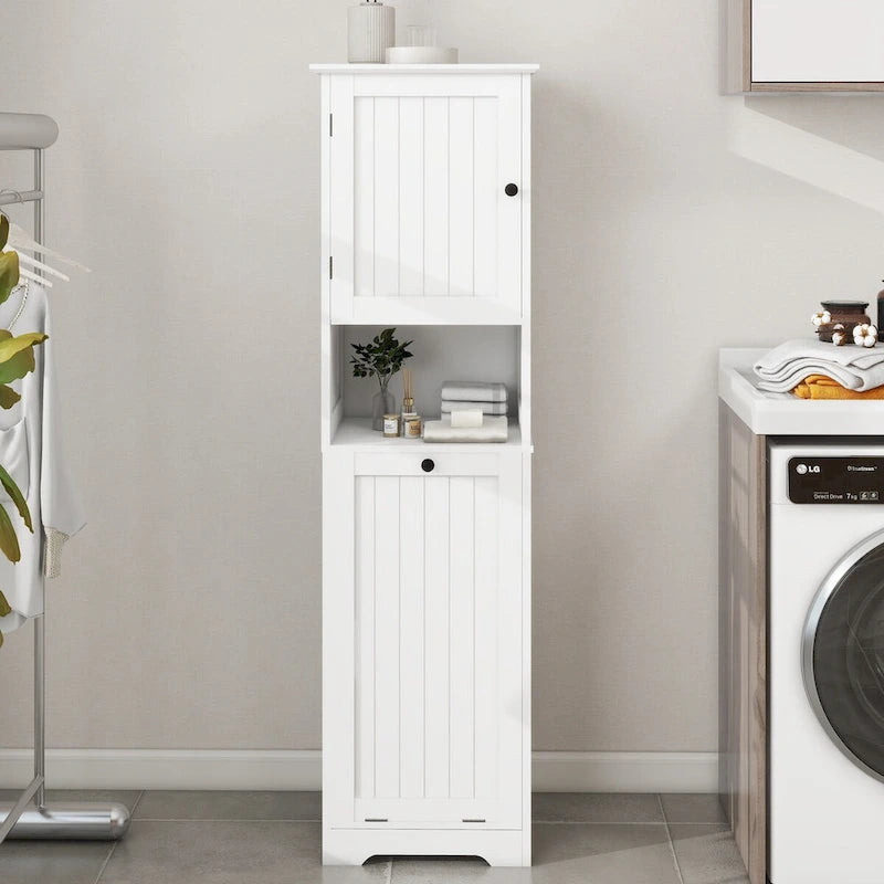 Meuble de tri de linge basculant