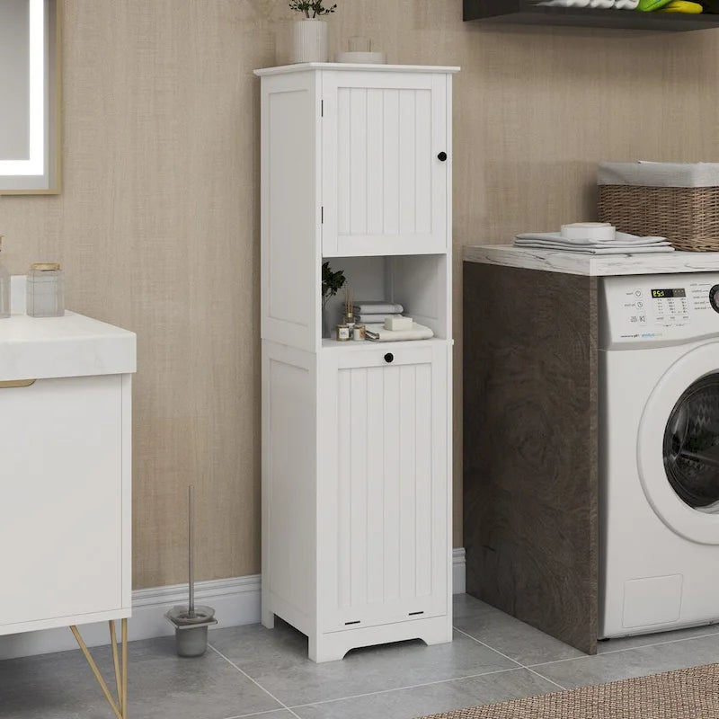 Meuble de tri de linge basculant