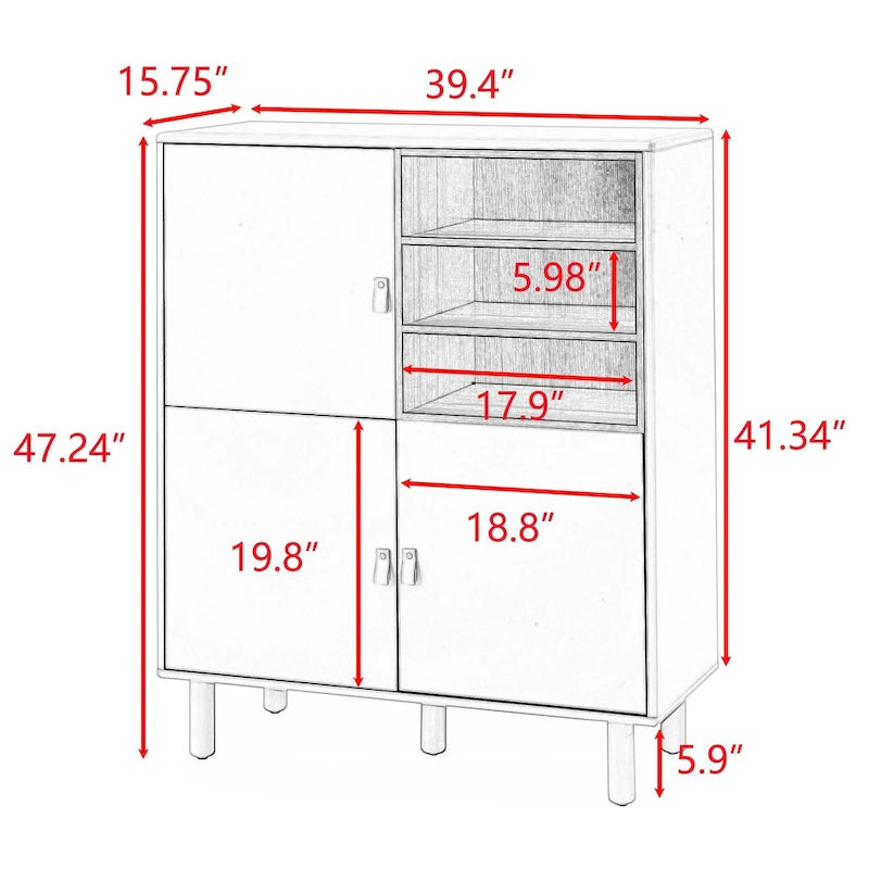 Armoire de rangement MM avec porte
