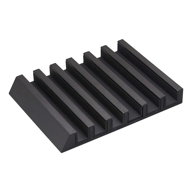 Support pour téléphone et tablette en aluminium, support de bureau minimaliste 13x10x1,8 cm