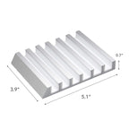 Support pour téléphone et tablette en aluminium, support de bureau minimaliste 13x10x1,8 cm