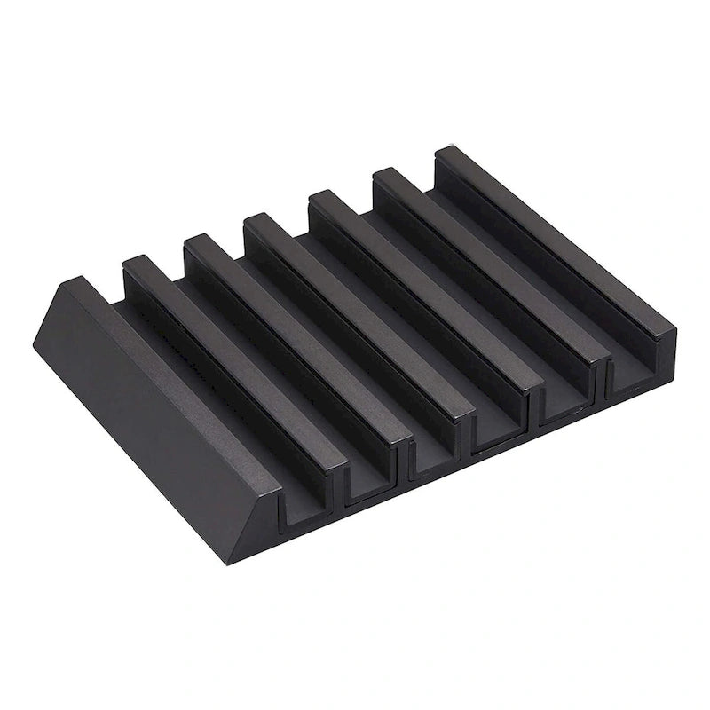 Support pour téléphone et tablette en aluminium, support de bureau minimaliste 13x10x1,8 cm